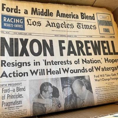 HISTORIC NEWSPAPERS...