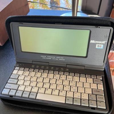 microsoft first version of small word processor.
