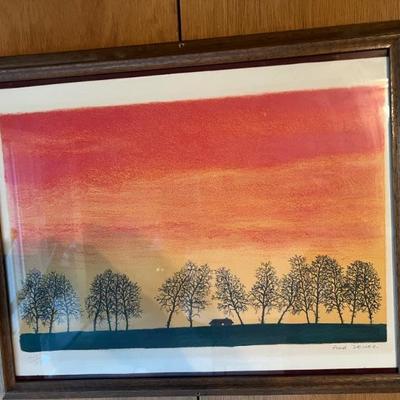 BEAUTIFUL MCM FRANK ZELLER ART.
