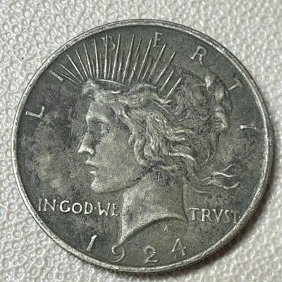 1924 SILVER DOLLAR