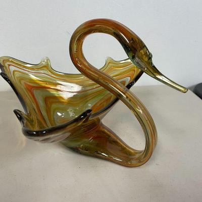 MCM GLASS SWAN