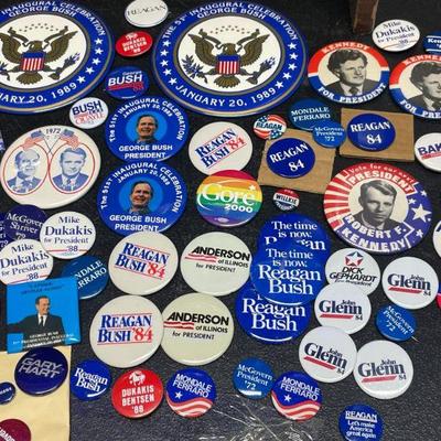 POLITICAL PINBACKS