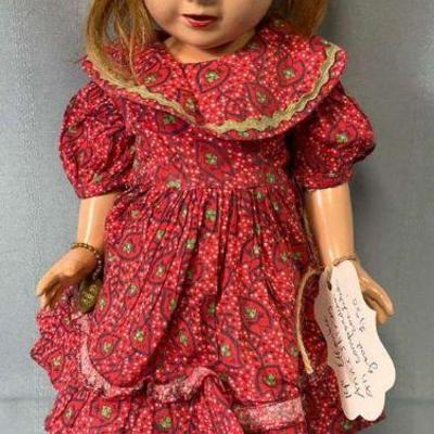 4 all composition effanbee "anne shirley" doll