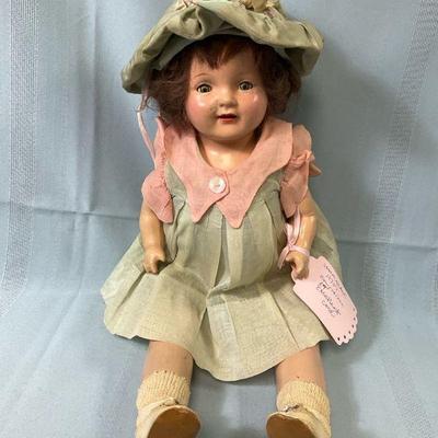 1930 s 19” unmarked composition doll