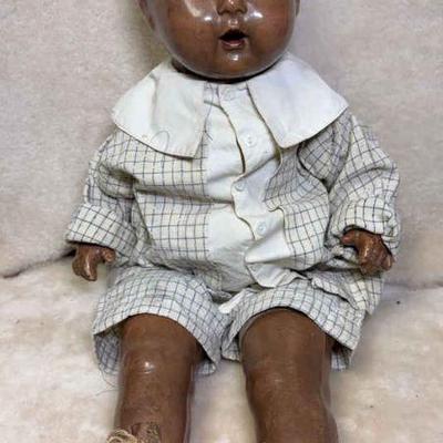 Antique baby doll unsigned