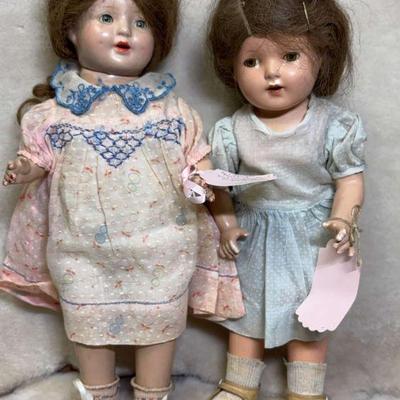 Vintage dolls horseman and effanbee