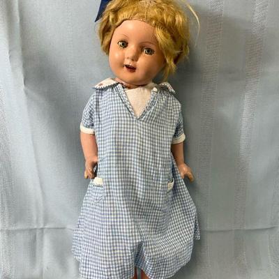 Composition shirley temple doll by ideal