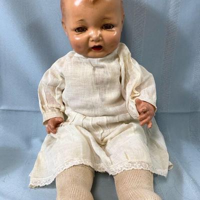 Effanbee composite and stuffed body doll