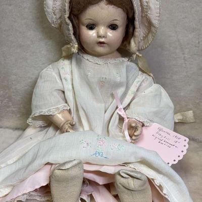 Effanbee baby doll" 18in