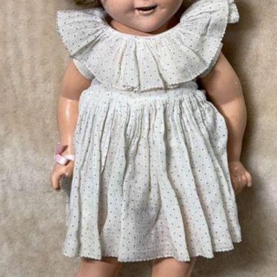 1935 cop ideal n t co "shirley temple" doll