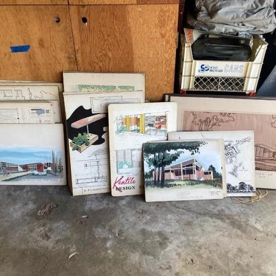 https://ctbids.com/estate-sale/34519/item/3870157/Lot-Of-Architect-Blue-Print-Draftboards