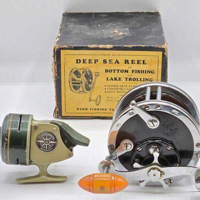 #1904 • Penn Deep Sea Fishing Reel & Shakespeare Reel
