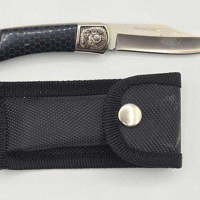 #1816 • NEW!!! Wild Turkey Handmade Lock Back Folding Knife W/ Carrying Case
