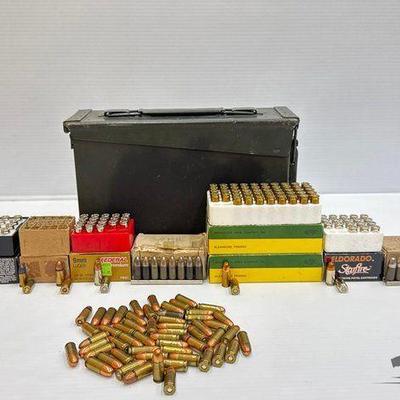 #1314 • (339) Rounds of 9mm Ammo W/ Ammo Box
