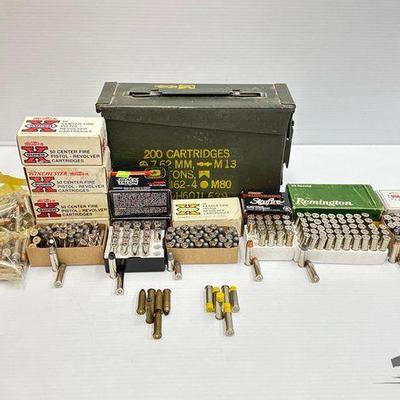 #1408 • Approx (500) Rounds of .38spl & .357 Ammo W/ Ammo Box
