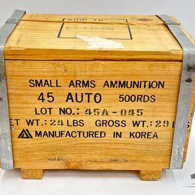 #1322 • NEW!!! (500) Rounds of .45 Auto Ammo
