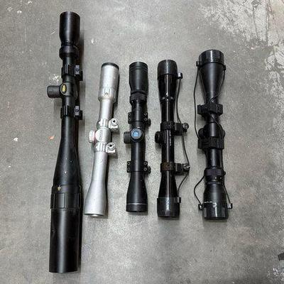 #2610 • (5) Rifle Scopes
