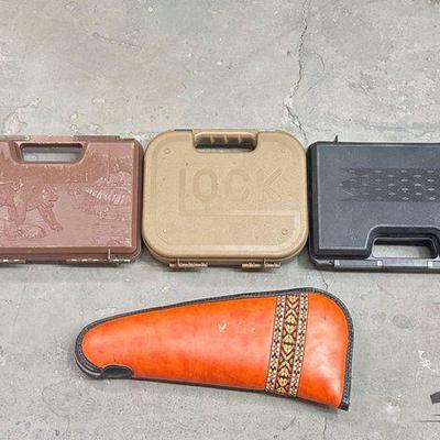 #2588 • (4) Pistol Cases
