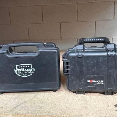 #2604 • (2) Hard Pistol Cases
