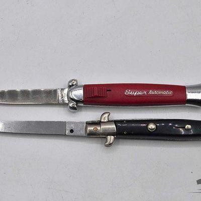 #1830 • (2) Springloaded Knives
