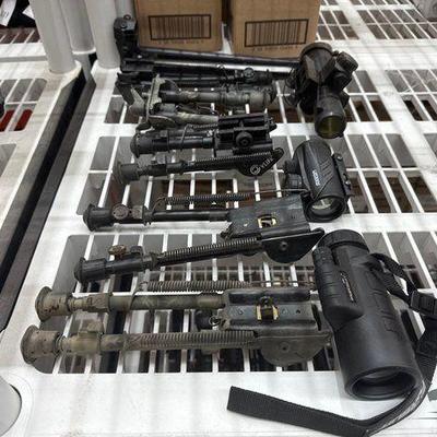#2614 • Rifle Bipods and Rifle Scopes
