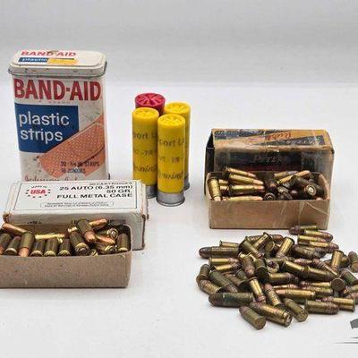 #1342 • Over 120 Rounds of 25 Auto and .22
