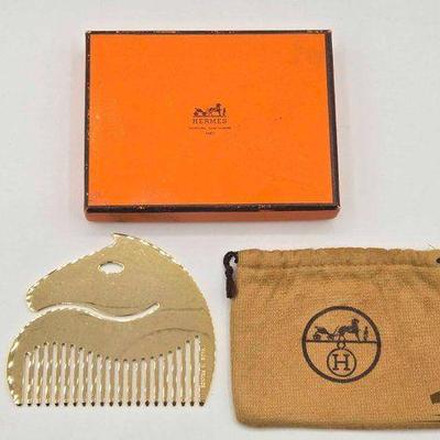 #1420 • Hermes Horse Cheval Comb
