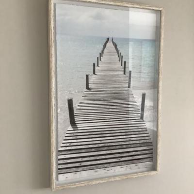 SOLD $26 dock art 27"H 18"L 