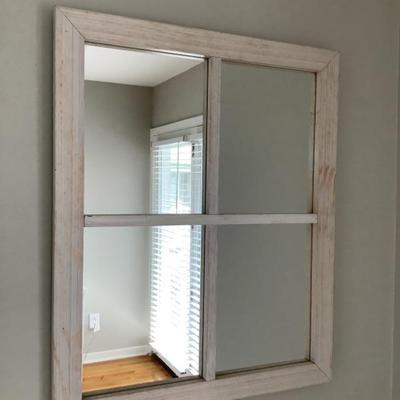 $20 4 pane mirror 23"H 19"W
