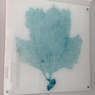 $24 acrylic leaf art, as is 24" x 24"