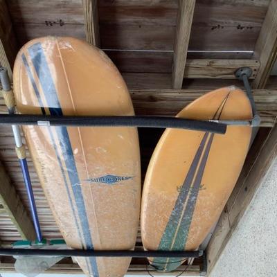$249 7' Allison surfboard & $289 AW surf cores classic Noserider (needs fin) 