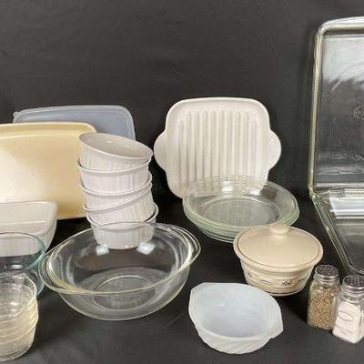 Pyrex longaberger & corning ware bakeware