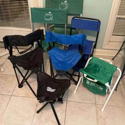Masters tournament camping chair lot of 7 portable seats