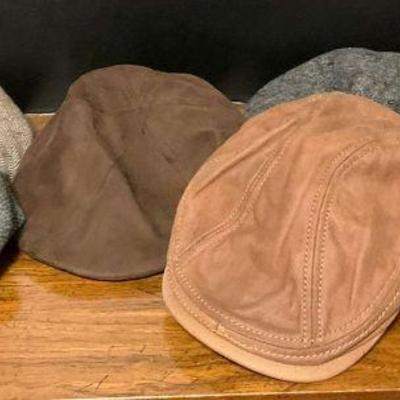 Classic flat cap collection wool tweed & suede styles