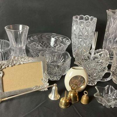 Elegant crystal and glassware collection