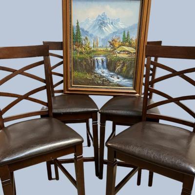 4 barstools art