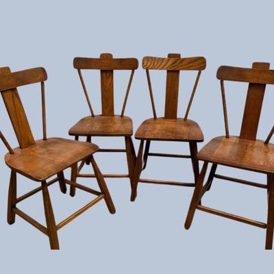 4 vintage chairs