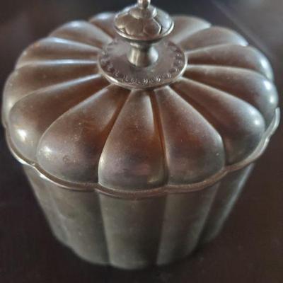Pewter jar