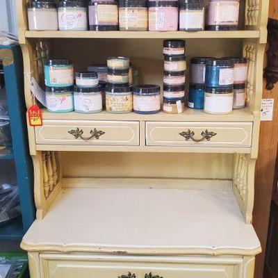 Dixie Belle chalk paint and the fixture 