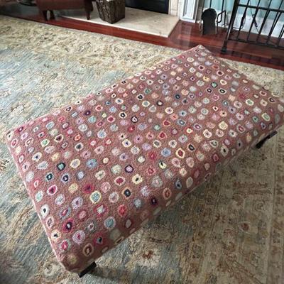 Vanguard tufted massive ottoman 