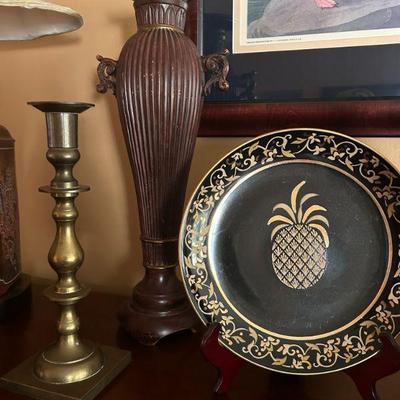 Pair of Andrea by Sadek pineapple plates! 
