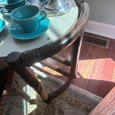 Lovely old bamboo table
