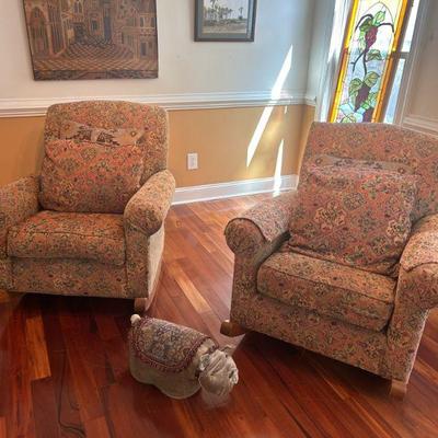 PAir of thick heavy weave rockers. 