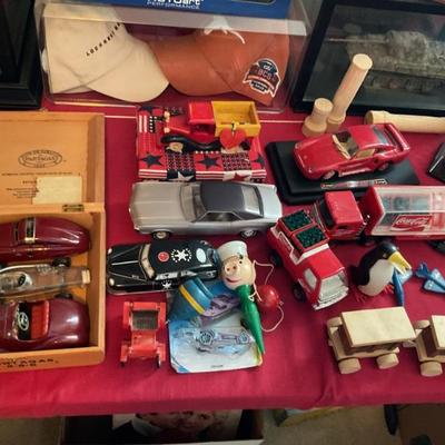 Vintage metal toys