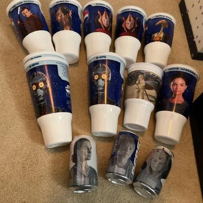 Star Wars cups and cans