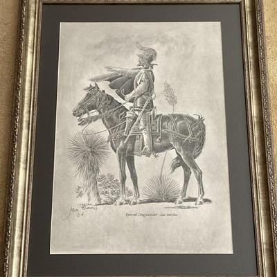 J. Cisneros- “ Spanish Conquistador”21x28