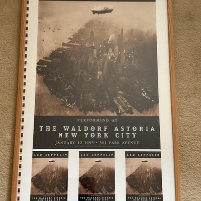 Zeppelin- The Waldorf Astoria- 21x34