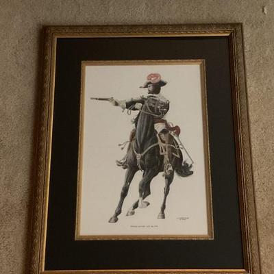 J. Cisneros -Spanish Officer- El Paso- 17x22