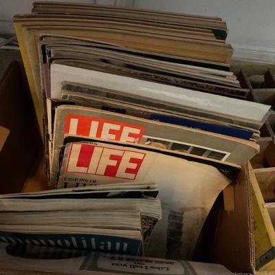Vintage LIFE magazines
