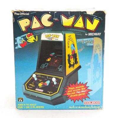 1980s Midway Pac-Man tabletop game w/ box- works!